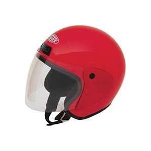  GMAX GM7 CRUISER HELMET (X LARGE) (CANDY RED) Automotive