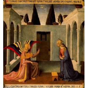 FRAMED oil paintings   Fra Angelico   24 x 26 inches   Annunciation 3
