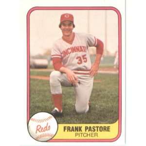  1981 Fleer # 204 Frank Pastore Cincinnati Reds Baseball 