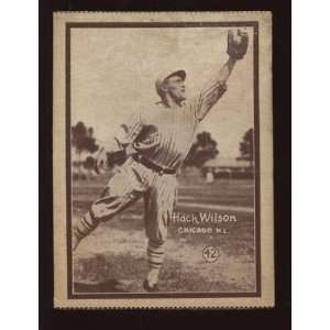   W517 Baseball Strip Card #42 Hack Wilson VGEX   Sports Memorabilia