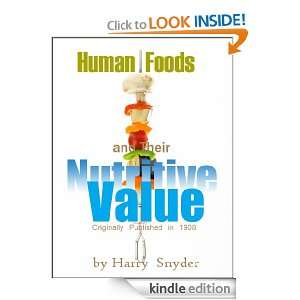   Nutritive Value (Illustrated) Harry Snyder  Kindle Store