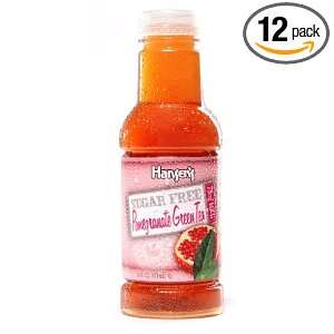 Hansen Beverage Pomegranate Green Tea Sugar Free, 16 Ounce Bottles 