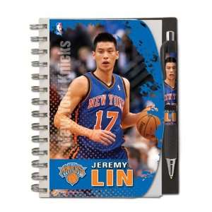 Jeremy Lin NBA Player Deluxe Hardcover 5 x 7 Inches Notebook and Pen 