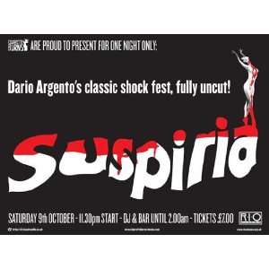 Suspiria Poster Movie UK C 11 x 17 Inches   28cm x 44cm Jessica Harper 