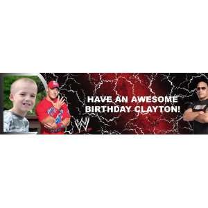  WWE John Cena vs. The Rock Personalized Photo Banner Large 