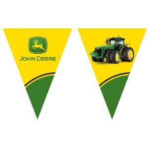   By Party Destination John Deere Tractor   Flag Banner 