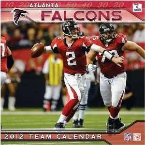  Turner Atlanta Falcons 2012 12 x12 Wall Calendar Sports 