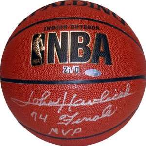 John Havlicek Autographed Indoor/Outdoor Basketball with 74 Finals MVP 