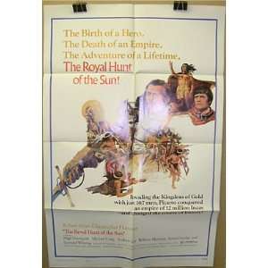  Movie Poster Royal Hunt Of The Sun Robert Shaw F54 