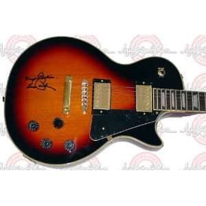 LES PAUL Signed Autographed KEEP ROCKIN Guitar & PROOF