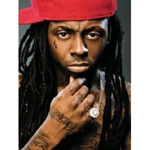  Lil Wayne   Lil Wayne Color Portrait Textile Poster