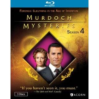 Murdoch Mysteries Season 4 [Blu ray] ~ Jonny Harris, Yannick Bisson 