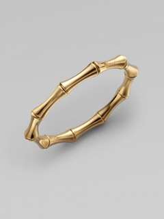 Gucci   18K Gold Small Bamboo Bangle Bracelet