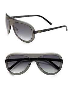 givenchy shield resin aviator sunglasses $ 360 00