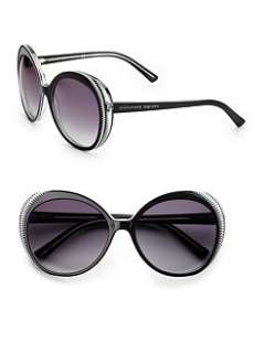 Alexander McQueen   Large Round Plastic Sunglasses