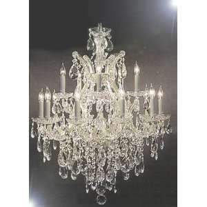 Maria Theresa Chandelier H.38 W. 37 16 LIGHTS