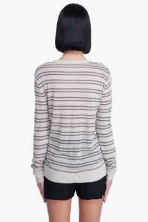 By Alexander Wang Striped Long Sleeve T shirt for women  