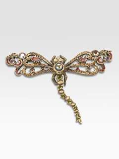 Jay Strongwater   Crystal Dragonfly Pin/Large    