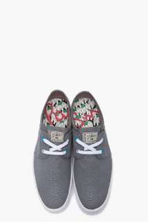 Paul Smith Cloud Grey Canvas Sneakers for men  