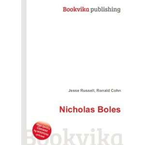  Nicholas Boles Ronald Cohn Jesse Russell Books