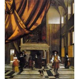 Hand Made Oil Reproduction   Pieter de Hooch   24 x 28 inches   The 