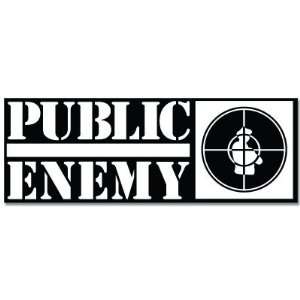 Public Enemy PE hip hop sticker decal 6 x 3