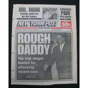  Rough Daddy Puff Daddy Puffy Hip Hop Mogul Busted New York 