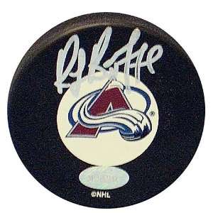 Ray Bourque Autographed Colorado Avalanche Hockey Puck