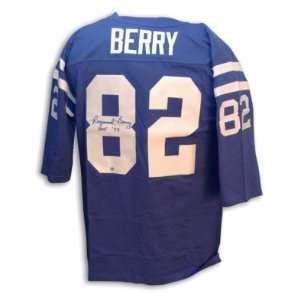 Raymond Berry Signed Baltimore Colts t/b Blue Jersey