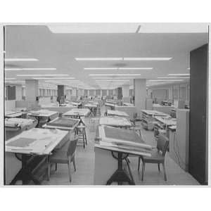  Photo Raymond Loewy Corporation. Drafting room 1957