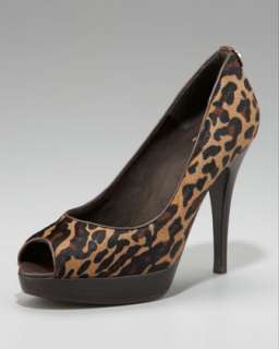 Dyed Leopard Pump  