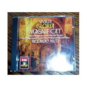 Vivaldi GLORIA MAGNIFICAT   Riccardo Muti   Audio CD   Import   EMI 