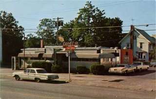 Salem NJ Salem Oak Diner Old Cars Postcard  