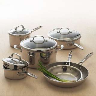 Food Network 10 pc. Tri Ply Stainless Steel Cookware Set