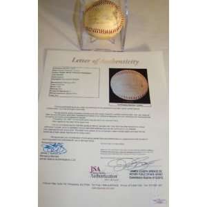 Roger Maris SINGLE PANEL SIGNED Baseball YANKEES JSA   Autographed 