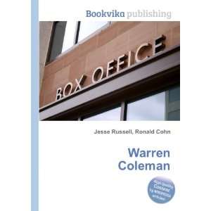  Warren Coleman Ronald Cohn Jesse Russell Books