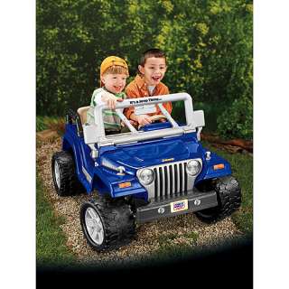 Fisher Price Power Wheels Jeep Rubicon   damaged  