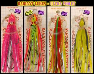 RADIANT LURES Salmon Fishing ULTRA VIOLET HOOTCHIES  