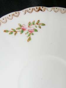 Vintage Fine China Merit Floral Flower Tea Cup & Saucer Set Made in 