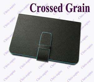 Crossed Black color Folio PU Leather Case Cover 7 Tablet PC Android 