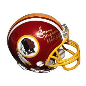 Sonny Jurgensen Washington Redskins Autographed Mini Helmet with HOF 
