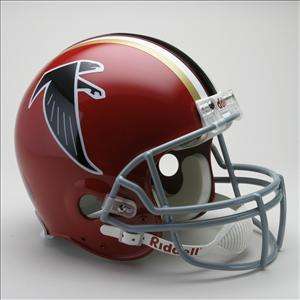 This NFL Football helmet is a replica of what the athletes wear on the 