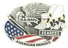 enlarge navy seabees american heroes pewter belt buckle $ 28 49 5 % 
