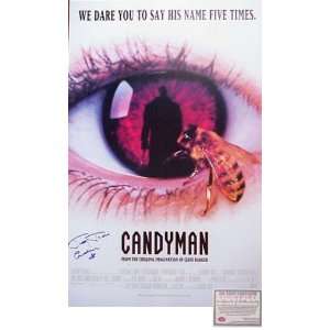  Tony Todd Aka Candyman Hand Signed Candyman Movie Poster 