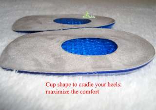 WOMEN heel support pad cup spur gel Orthotics insole  