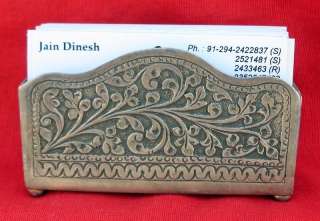 VINTAGE STERLING SOLID SILVER BUISNESS CARD HOLDRE GIFT  