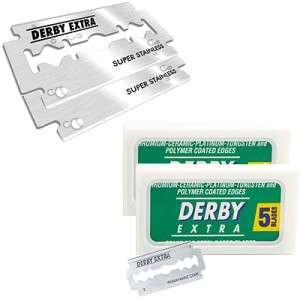 100 DERBY EXTRA DOUBLE EDGE SAFETY RAZOR BLADES    ONE OF 