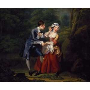 Hand Made Oil Reproduction   William Hogarth   32 x 26 inches   Before