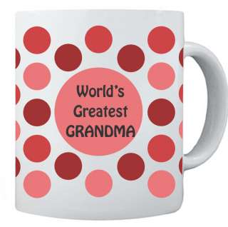 WORLDS GREATEST GRANDMA Mug Gift for Grandma  Choice  