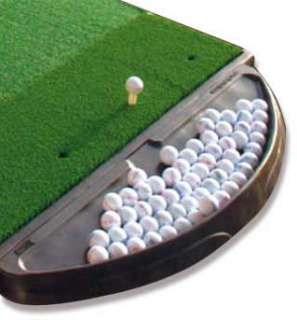 DuraPro Plus Deluxe Rubber Golf Ball Tray Fits Any Mat  